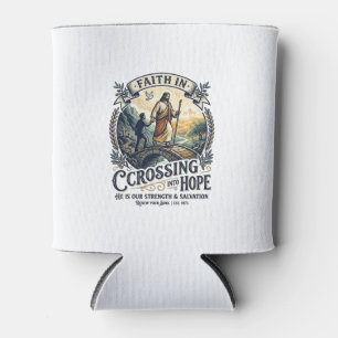 Porta-lata Camisa de Coragem para Imigração de Jesus Começand