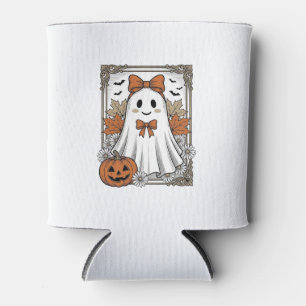 Porta-lata Camisa de Desenho de Fantasma de Halloween Fofo Vi