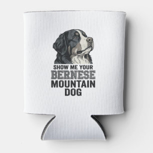 Porta-lata Camisa de desenho de gravação vintage do cão de mo