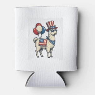 Porta-lata Camisa de Desenho de Gravura Vintage de Lhama Patr
