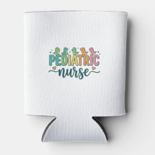 Porta-lata Camisa de Enfermeira Pediátrica com Dinossauro Vin