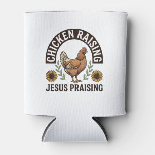 Porta-lata Camisa de Fazenda Vintage Criando Frango E Louvand