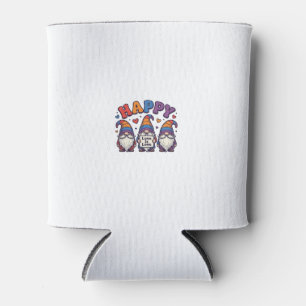 Porta-lata Camisa de Gnome de Arco-Íris do Mês do Orgulho Vin
