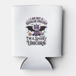Porta-lata Camisa de Gravura Vintage de Unicórnio Assustador