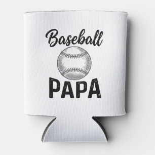 Porta-lata Camisa de Gravura Vintage do Papai de Beisebol Des