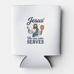 Porta-lata Camisa de Jesus Pickleball O Que Serve