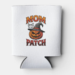 Porta-lata Camisa de Mãe de Halloween Abóbora Ossos Arte Vint