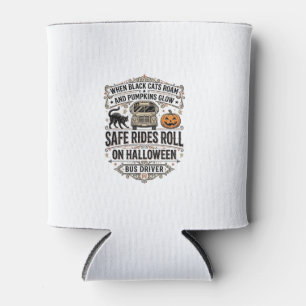 Porta-lata Camisa de Motorista de Ônibus de Halloween Vintage