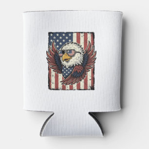 Porta-lata Camisa de Óculos de Sol Águia Patriótica Vintage D