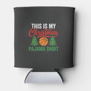 Porta-lata Camisa de pijama de Natal de basquete