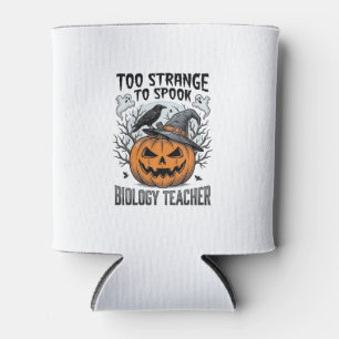 Porta-lata Camisa de professora de biologia de Halloween Corv