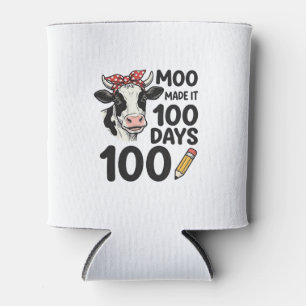 Porta-lata Camisa de Vaca de 100 Dias Desenho de Escola de Gr