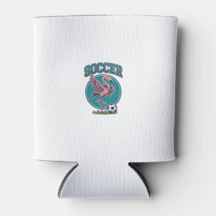 Porta-lata Camisa Gráfica do Jogador de Futebol Flamingo Vint