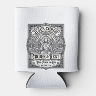 Porta-lata Camisa Jesus Desembaralha Limpa Casa Gráfico Crist