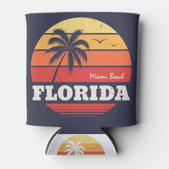 Porta-lata camisa miami Beach Flórida (Frente)
