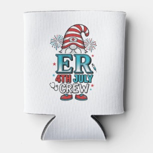 Porta-lata Camisa Patriótica Gnome ER 4 de Julho Design_1