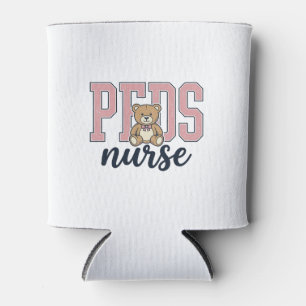 Porta-lata Camisa Vintage de Enfermeira Pediátrica Urso Teddy
