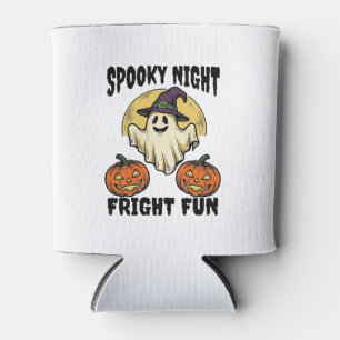 Porta-lata Camisa Vintage Halloween Fantasma Abóbora Assustad