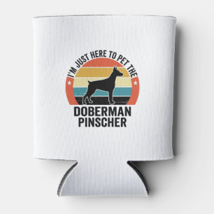 Porta-lata Camisa Vintage para Amantes de Doberman Pinscher
