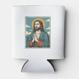 Porta-lata Camisa Vintage Religiosa Salvador Oração Design_1