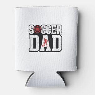 Porta-lata Camisa Vintage Soccer Dad Distressed Sports Typogr
