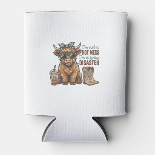 Porta-lata Camisa Western de Café Vaca das Terras Altas de De