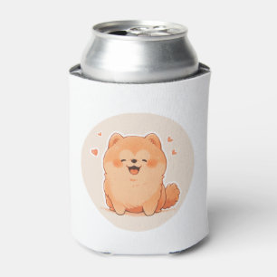 Porta-lata Camiseta Clássica Chow Adorável (2)