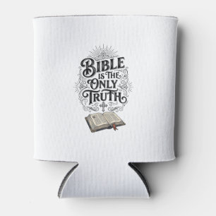 Porta-lata Camiseta Cristã Bíblia É A Única Verdade