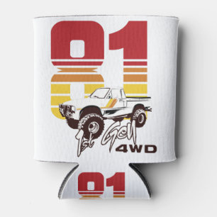 Porta-lata Camiseta de Caminhão 4WD Toyota 1981 rua Gen 1981
