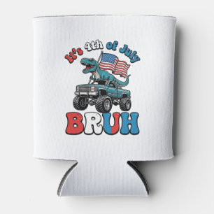 Porta-lata Camiseta de Caminhão Monstro Dinossauro Engraçada