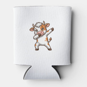 Porta-lata Camiseta de desenho de gravura vintage de vaca fof