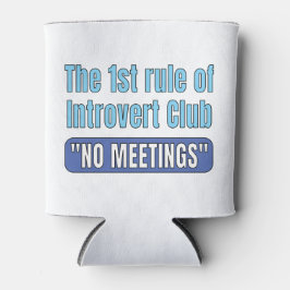 Porta-lata Camiseta do Clube de Introvertidos