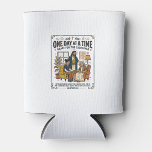 Porta-lata Camiseta Gráfica Jesus Cuidando Pais Idosos Cristã