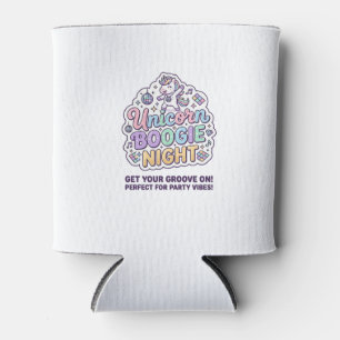 Porta-lata Camiseta Gráfica Tipografia Negrito Unicórnio Boog