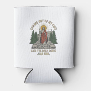 Porta-lata Camiseta Lírica Ressurreição Saindo da Minha Caver