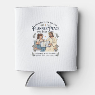 Porta-lata Camiseta Planejadora Mãe Ensino Em Casa Jesus Fé