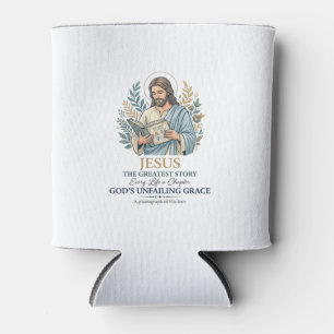 Porta-lata Camiseta Vintage Mãe Jesus Scrapbooking Memória