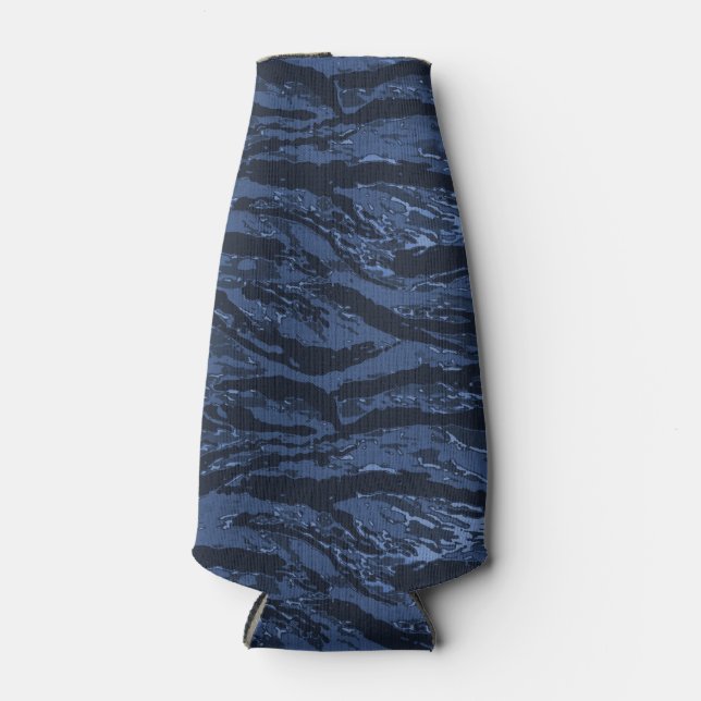 Porta-lata Camo com risca azul (Frente)