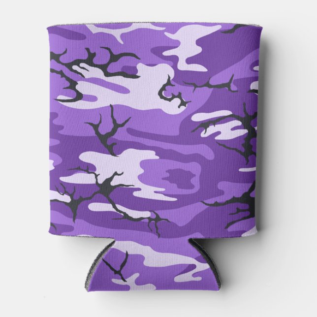 Porta-lata Camo Roxo (Frente)