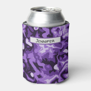 Porta-lata Camo Roxo Pode Arrancar O Cooler