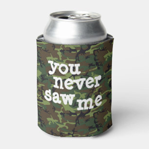 Porta-lata Camo, sua cerveja!