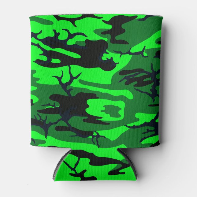 Porta-lata Camo Verde alienígena (Frente)