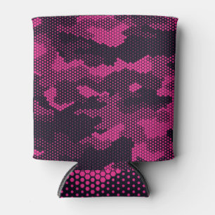 Porta-lata Camouflage hexagonal, fundo de textura militar