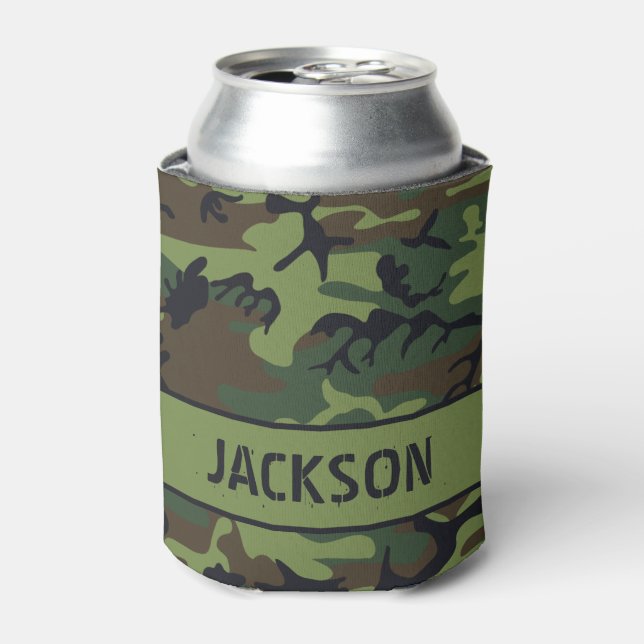 Porta-lata Camouflage Monogramas Can Cooler (Can Front)