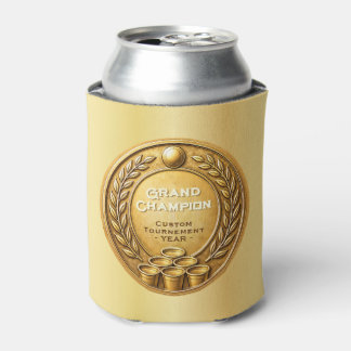 Porta-lata Campeonato do Torneio de Beer Pong da Medalha de O