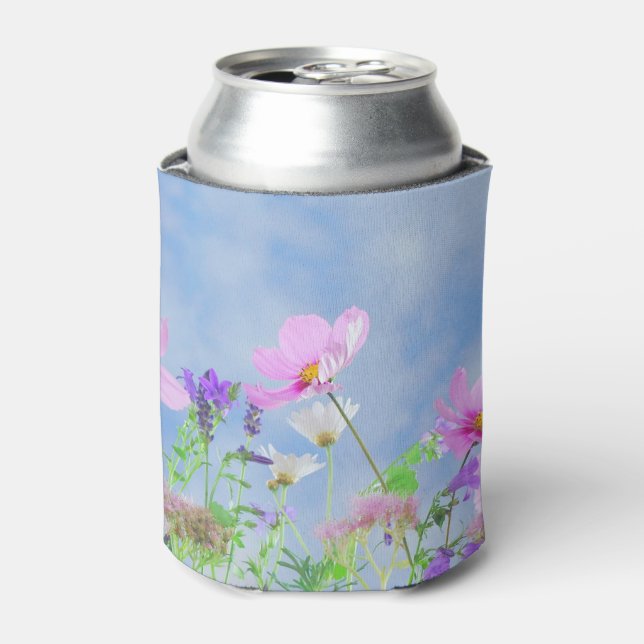 Porta-lata Campo de Flores Silvestres Rosa Bonito (Can Front)