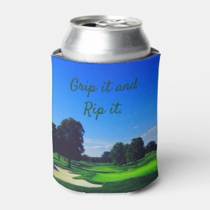 Porta-lata Campo de Golfe Segure e corta
