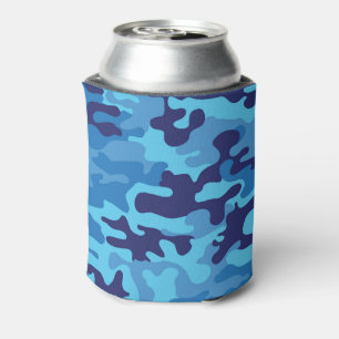 Porta-lata Camuflagem Azul