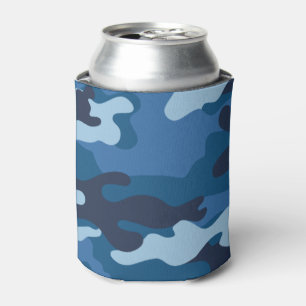 Porta-lata Camuflagem Azul Cura