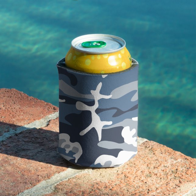 Porta-lata Camuflagem Azul da Neve de inverno, Militar, Exérc (Piscina in situ)